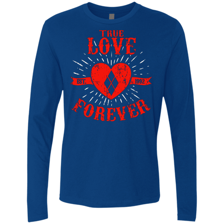 T-Shirts Royal / Small True Love Forever Quinn Men's Premium Long Sleeve