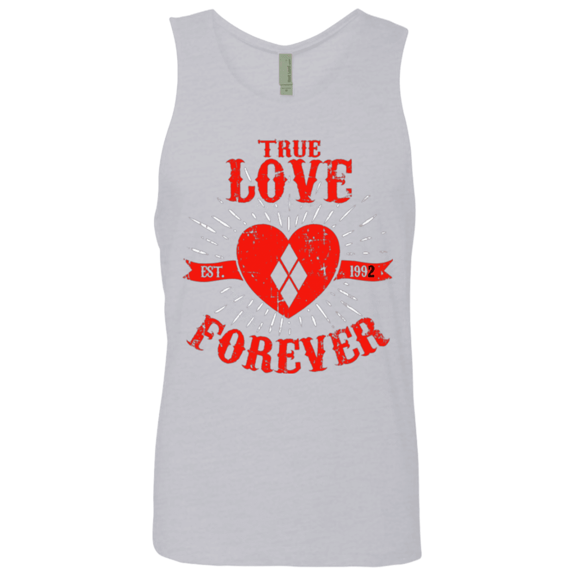 T-Shirts Heather Grey / Small True Love Forever Quinn Men's Premium Tank Top