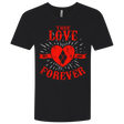 T-Shirts Black / X-Small True Love Forever Quinn Men's Premium V-Neck
