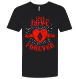 T-Shirts Black / X-Small True Love Forever Quinn Men's Premium V-Neck