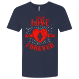 T-Shirts Midnight Navy / X-Small True Love Forever Quinn Men's Premium V-Neck