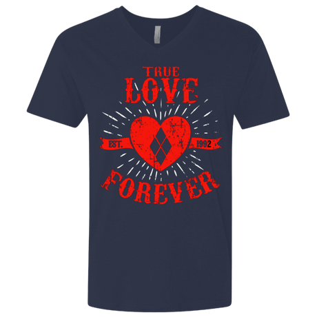 T-Shirts Midnight Navy / X-Small True Love Forever Quinn Men's Premium V-Neck