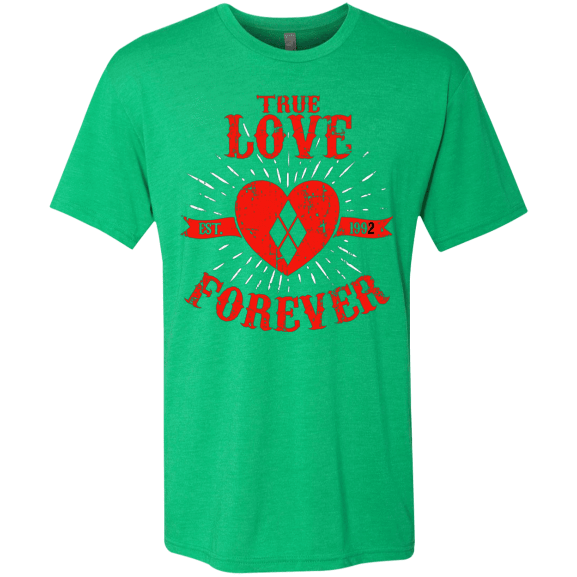 T-Shirts Envy / Small True Love Forever Quinn Men's Triblend T-Shirt