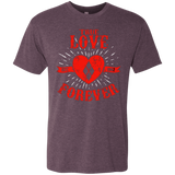T-Shirts Vintage Purple / Small True Love Forever Quinn Men's Triblend T-Shirt