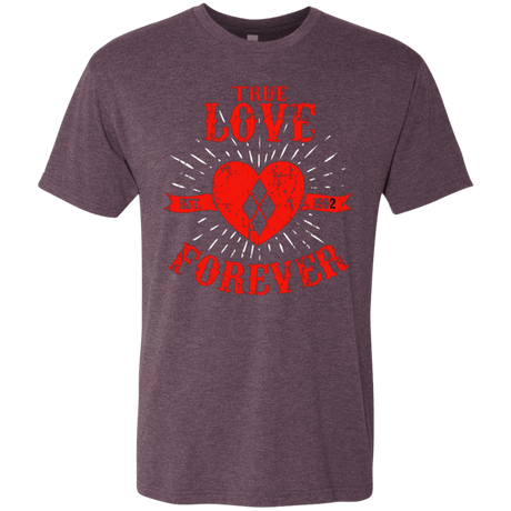 T-Shirts Vintage Purple / Small True Love Forever Quinn Men's Triblend T-Shirt