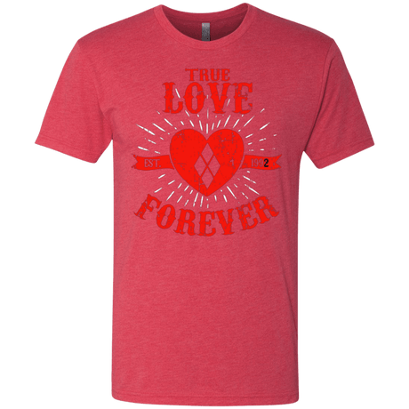 T-Shirts Vintage Red / Small True Love Forever Quinn Men's Triblend T-Shirt
