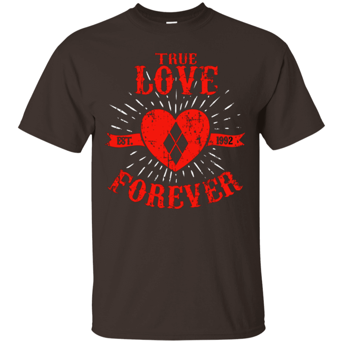 T-Shirts Dark Chocolate / Small True Love Forever Quinn T-Shirt