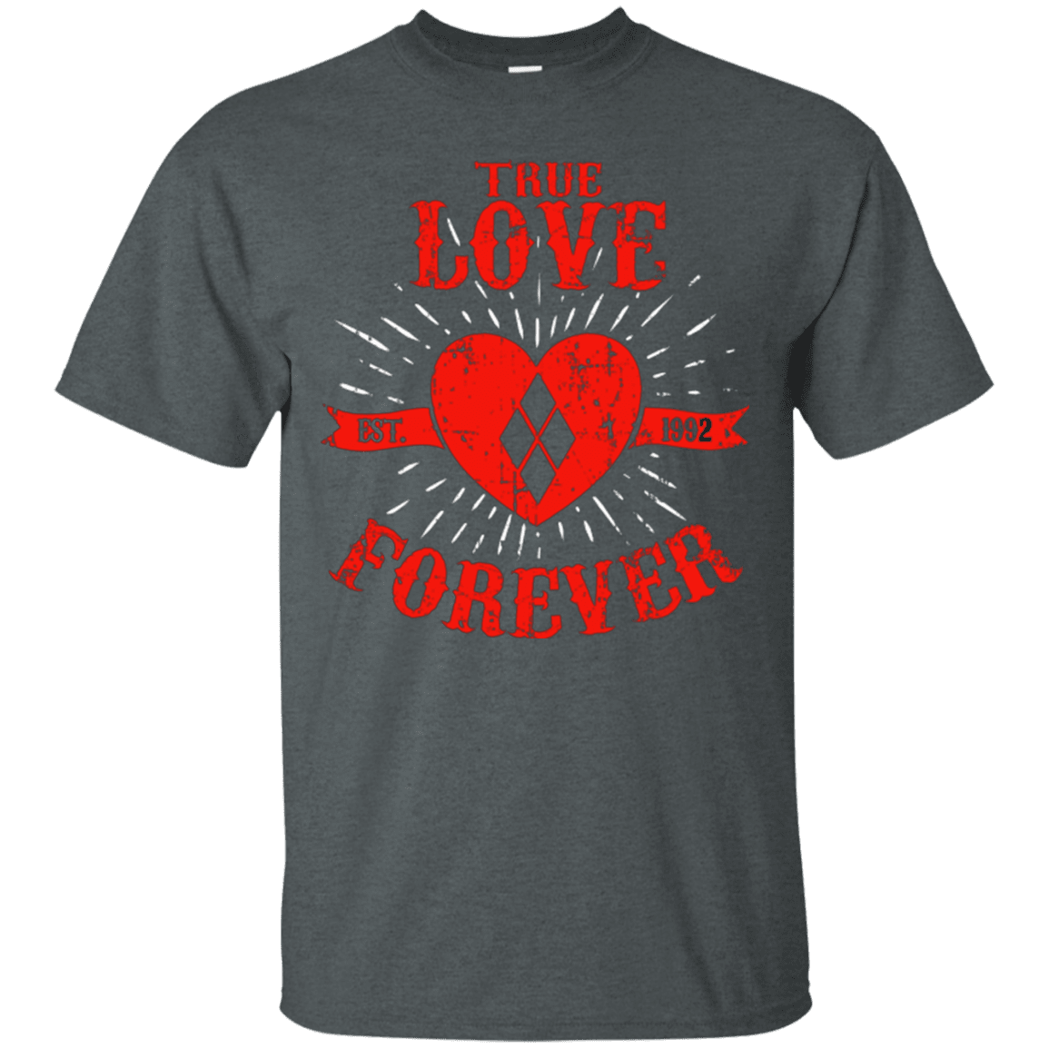 T-Shirts Dark Heather / Small True Love Forever Quinn T-Shirt