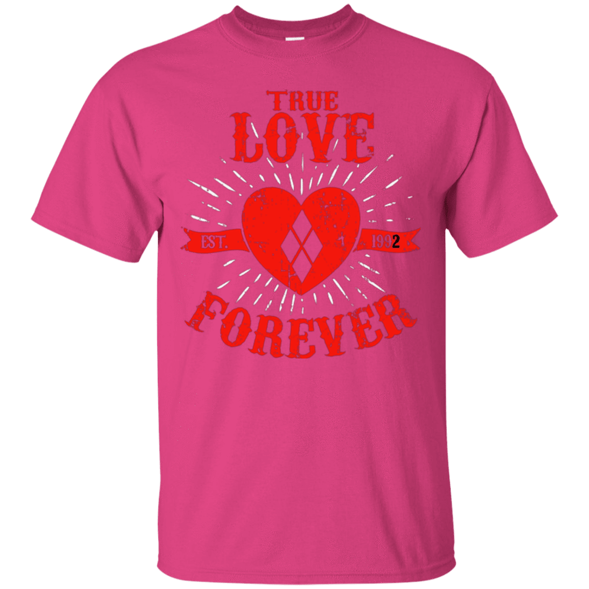 T-Shirts Heliconia / Small True Love Forever Quinn T-Shirt