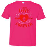 T-Shirts Hot Pink / 2T True Love Forever Quinn Toddler Premium T-Shirt
