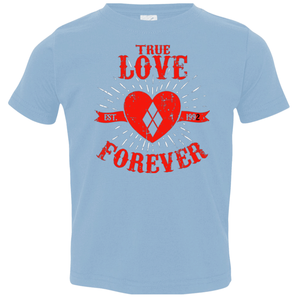 T-Shirts Light Blue / 2T True Love Forever Quinn Toddler Premium T-Shirt
