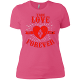 T-Shirts Hot Pink / X-Small True Love Forever Quinn Women's Premium T-Shirt