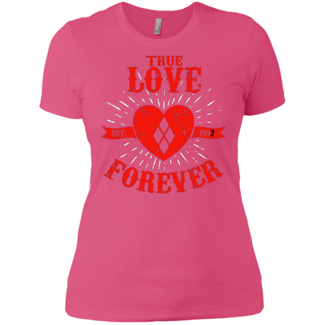 T-Shirts Hot Pink / X-Small True Love Forever Quinn Women's Premium T-Shirt