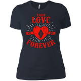 T-Shirts Indigo / X-Small True Love Forever Quinn Women's Premium T-Shirt