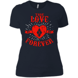 T-Shirts Midnight Navy / X-Small True Love Forever Quinn Women's Premium T-Shirt