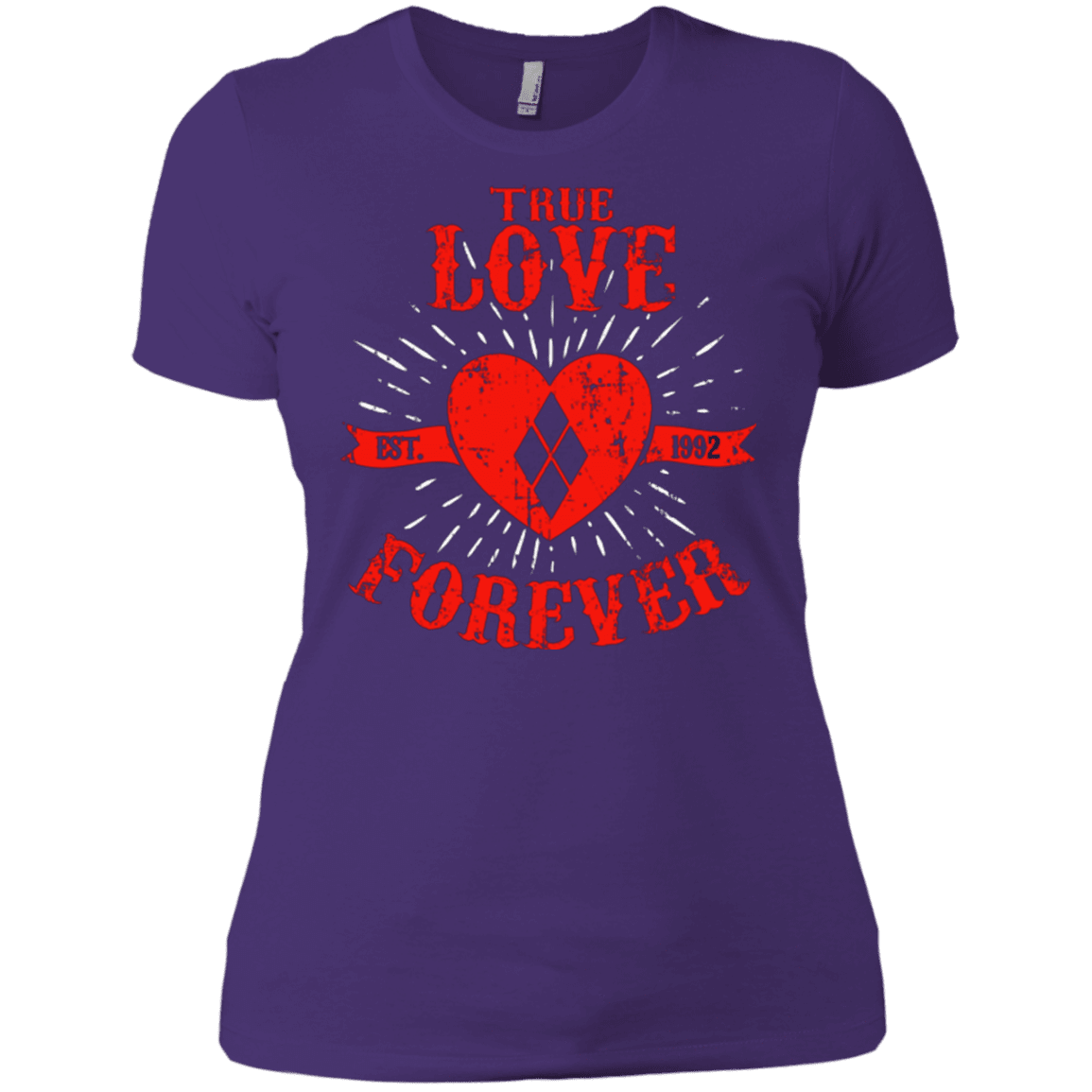 T-Shirts Purple / X-Small True Love Forever Quinn Women's Premium T-Shirt