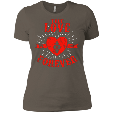 T-Shirts Warm Grey / X-Small True Love Forever Quinn Women's Premium T-Shirt