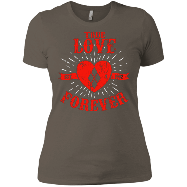T-Shirts Warm Grey / X-Small True Love Forever Quinn Women's Premium T-Shirt