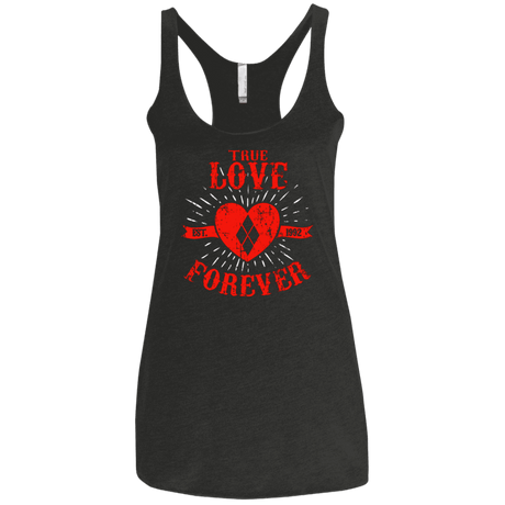 T-Shirts Vintage Black / X-Small True Love Forever Quinn Women's Triblend Racerback Tank