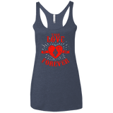 T-Shirts Vintage Navy / X-Small True Love Forever Quinn Women's Triblend Racerback Tank