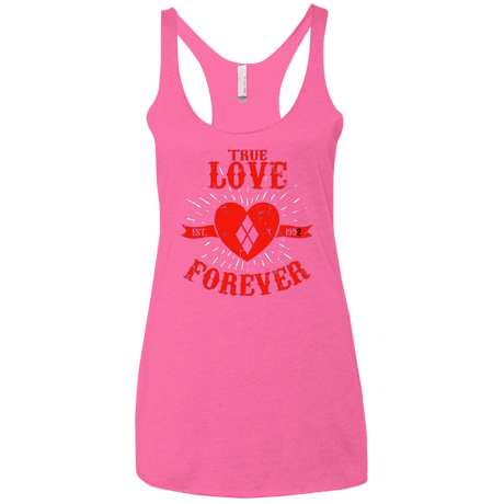 T-Shirts Vintage Pink / X-Small True Love Forever Quinn Women's Triblend Racerback Tank