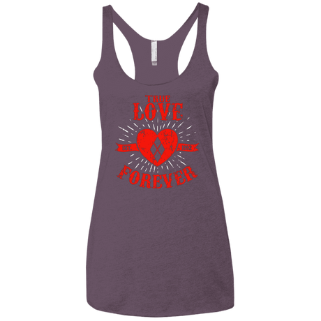T-Shirts Vintage Purple / X-Small True Love Forever Quinn Women's Triblend Racerback Tank