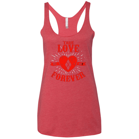 T-Shirts Vintage Red / X-Small True Love Forever Quinn Women's Triblend Racerback Tank