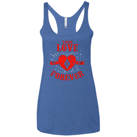 T-Shirts Vintage Royal / X-Small True Love Forever Quinn Women's Triblend Racerback Tank