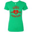 T-Shirts Envy / Small True Love Forever Quinn Women's Triblend T-Shirt