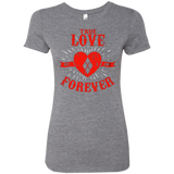 T-Shirts Premium Heather / Small True Love Forever Quinn Women's Triblend T-Shirt