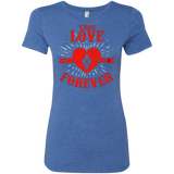 T-Shirts Vintage Royal / Small True Love Forever Quinn Women's Triblend T-Shirt