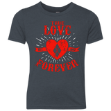 T-Shirts Vintage Navy / YXS True Love Forever Quinn Youth Triblend T-Shirt