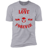 T-Shirts Heather Grey / YXS True Love Forever Red Boys Premium T-Shirt