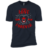T-Shirts Midnight Navy / YXS True Love Forever Red Boys Premium T-Shirt