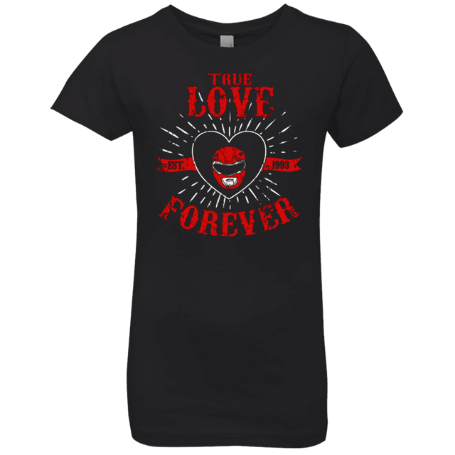 T-Shirts Black / YXS True Love Forever Red Girls Premium T-Shirt