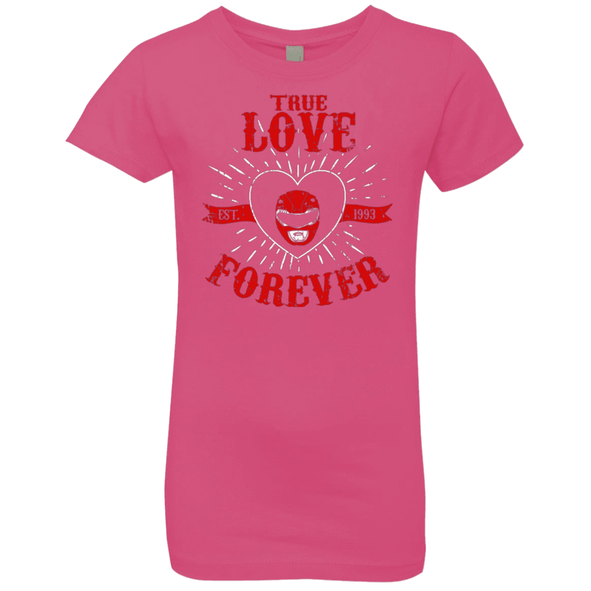 T-Shirts Hot Pink / YXS True Love Forever Red Girls Premium T-Shirt