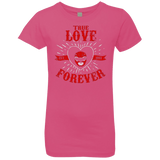 T-Shirts Hot Pink / YXS True Love Forever Red Girls Premium T-Shirt