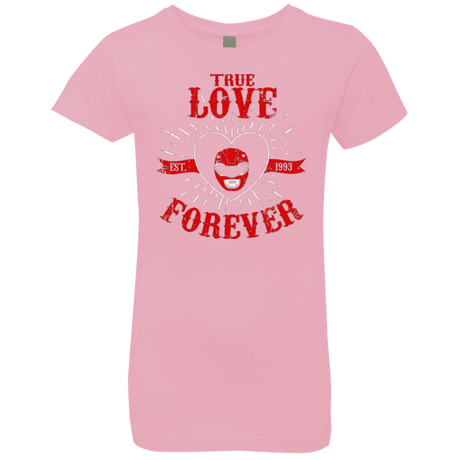 T-Shirts Light Pink / YXS True Love Forever Red Girls Premium T-Shirt