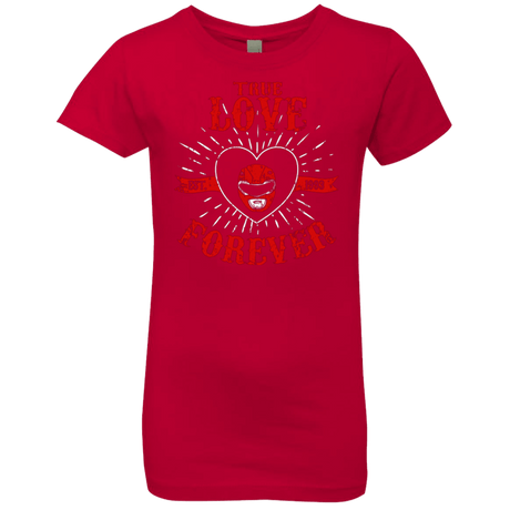 T-Shirts Red / YXS True Love Forever Red Girls Premium T-Shirt