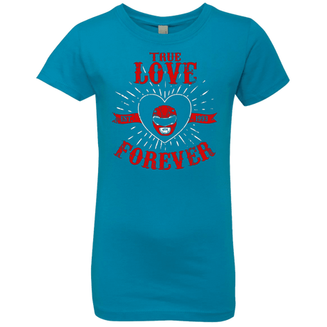 T-Shirts Turquoise / YXS True Love Forever Red Girls Premium T-Shirt