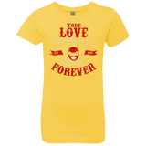 T-Shirts Vibrant Yellow / YXS True Love Forever Red Girls Premium T-Shirt