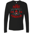 T-Shirts Black / Small True Love Forever Red Men's Premium Long Sleeve
