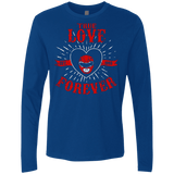 T-Shirts Royal / Small True Love Forever Red Men's Premium Long Sleeve