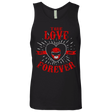 T-Shirts Black / Small True Love Forever Red Men's Premium Tank Top