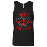 T-Shirts Black / Small True Love Forever Red Men's Premium Tank Top