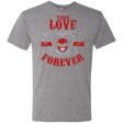 T-Shirts Premium Heather / Small True Love Forever Red Men's Triblend T-Shirt