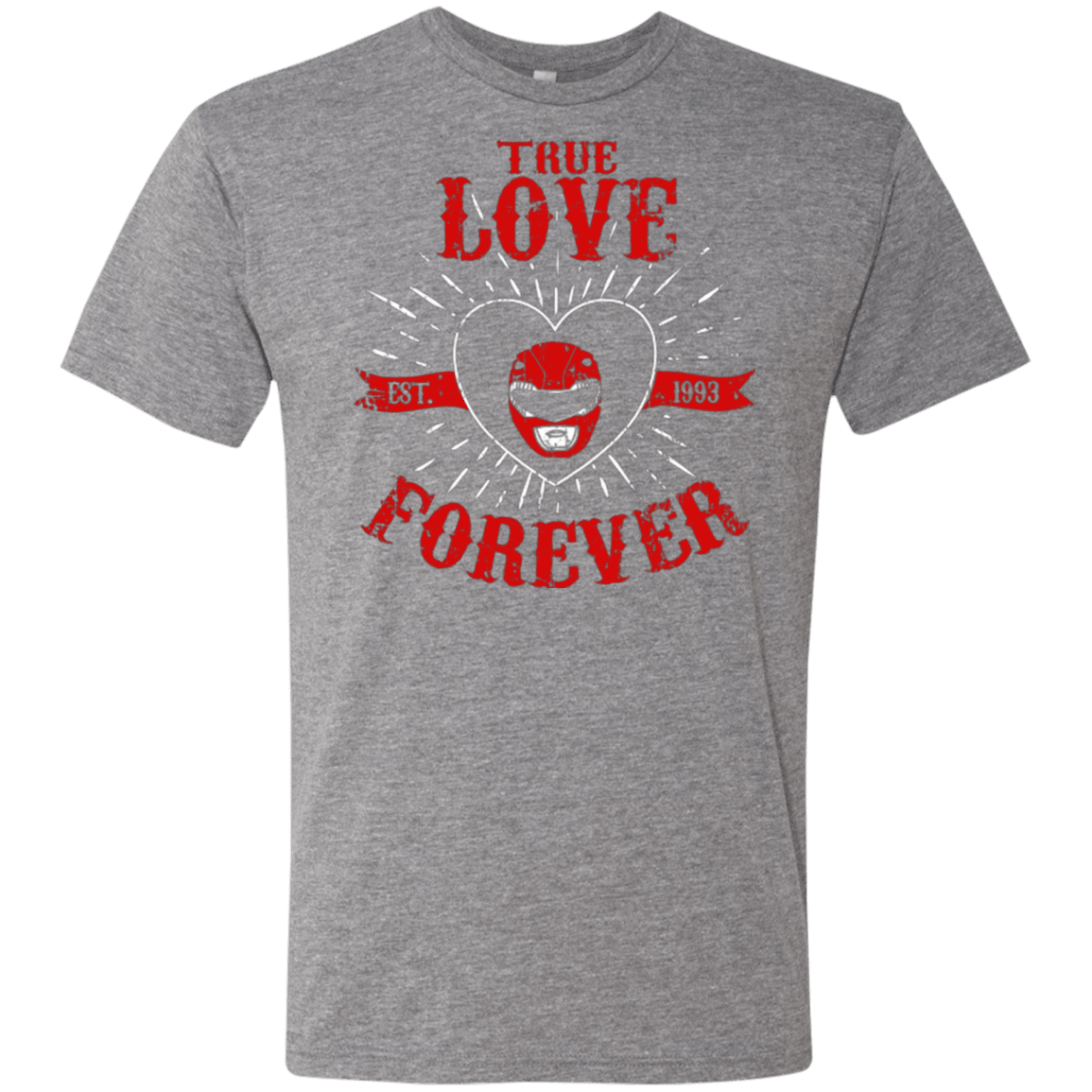 T-Shirts Premium Heather / Small True Love Forever Red Men's Triblend T-Shirt