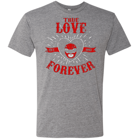 T-Shirts Premium Heather / Small True Love Forever Red Men's Triblend T-Shirt