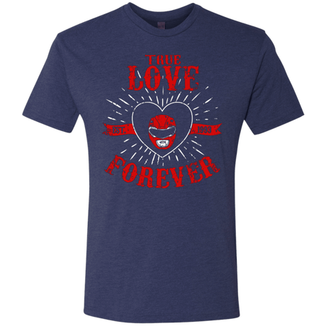 T-Shirts Vintage Navy / Small True Love Forever Red Men's Triblend T-Shirt