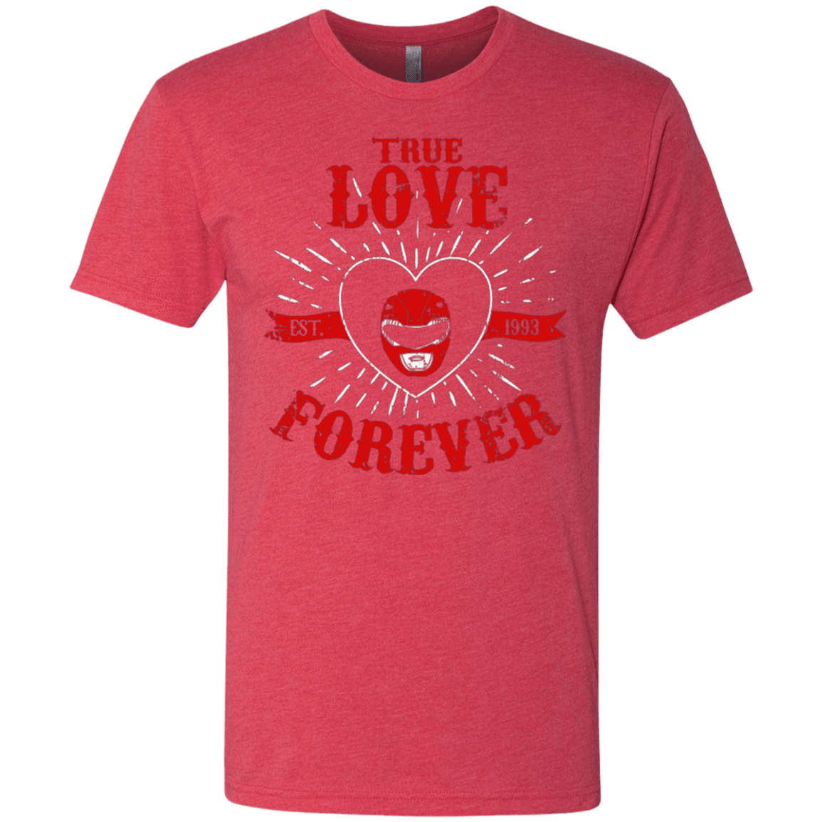 T-Shirts Vintage Red / Small True Love Forever Red Men's Triblend T-Shirt